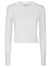Loulou Studio Tinos Cropped Sweater In Beige