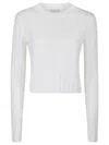 Loulou Studio Tinos Cropped Sweater In Beige