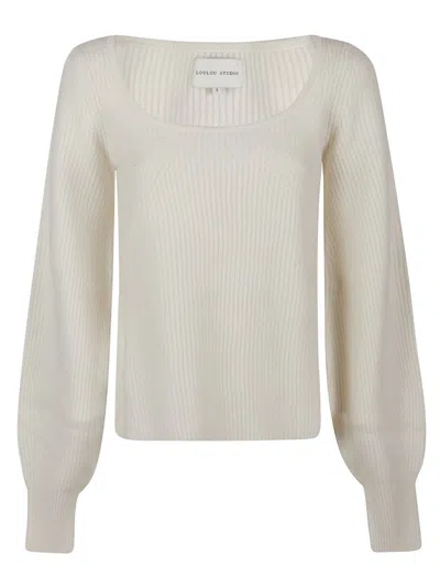 Loulou Studio Sweater In Beige