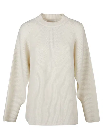 Loulou Studio Kawa Knit Pullover In White