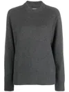 Loulou Studio Anthracite Grey Baltra Sweater In Gray