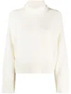 Loulou Studio Collar Sweater Clothing In Beige