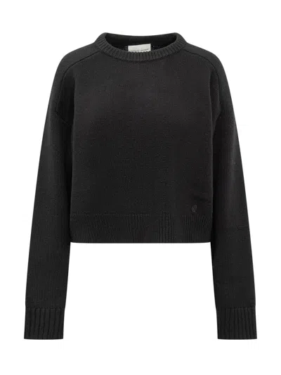 Loulou Studio Black Bruzzi Sweater In Nero