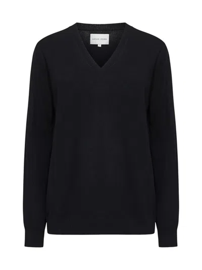 Loulou Studio Sweaters In Black