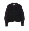 Loulou Studio Zanzibar Wool And Cashmere Cardigan In Black