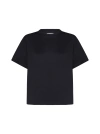Loulou Studio Crew-neck T-shirt Black In Black