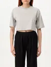 Loulou Studio T-shirt Lou Lou Studio Woman Color Grey In White