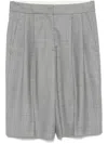 Loulou Studio Soan Tailored Bermuda Shorts In Grey