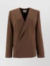 Loulou Studio Brown Double-breasted Wool Jacket