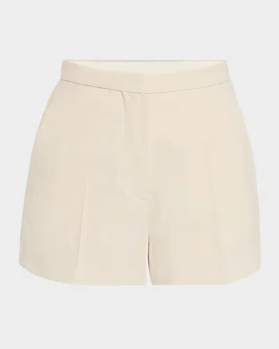 Loulou Studio Tailored Mini Shorts In Chiffon Beige
