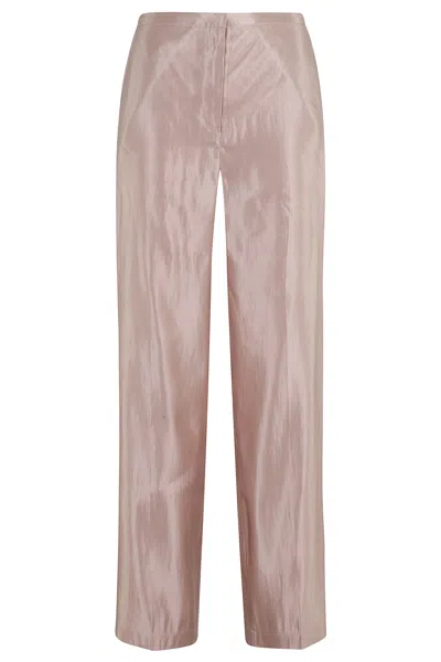 Loulou Studio Tailored Trousers In Petal Rose