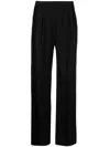Loulou Studio Takaroa Straight-leg Pants In Black