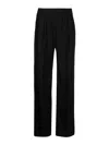 Loulou Studio Takaroa Straight-leg Pants In Negro