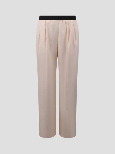 Loulou Studio Takaroa High-waisted Trousers In Pink