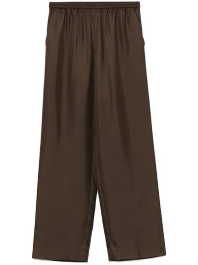LOULOU STUDIO LOULOU STUDIO TAUPE BROWN ALERA STRAIGHT-LEG TROUSERS