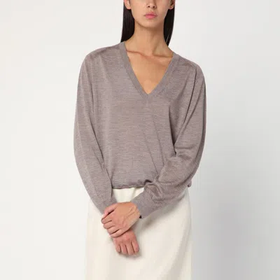 Loulou Studio Taupe Cashmere Sweater