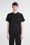 Loulou Studio Crew-neck T-shirt Black In Black