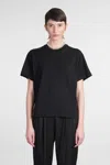 Loulou Studio Crew-neck T-shirt Black In Black