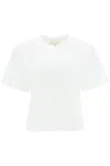 Loulou Studio Item O-neck Short-sleeved T-shirt In White