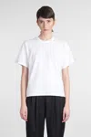 Loulou Studio Telanto Cotton Tshirt Clothing In White