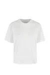 Loulou Studio Telanto Cotton Tshirt Clothing In White