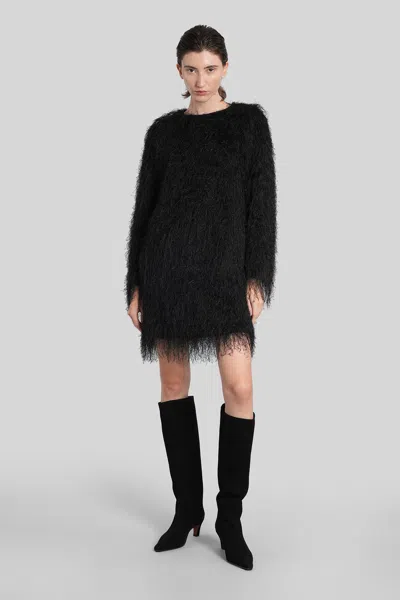 LOULOU STUDIO TINA IN BLACK POLYESTER