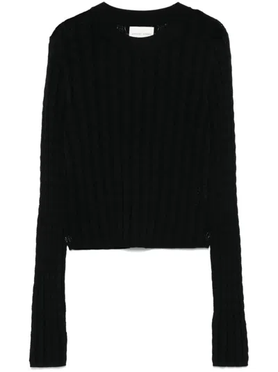Loulou Studio Loulou De Saison Sweater In Black