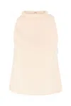 Loulou Studio Sleeveless High Neck Top In Multi