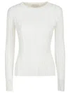 Loulou Studio Crew-neck Jumper In Beige