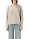 Loulou Studio Loulou Tristan Crew Neck Wool And Yak Sweater In Neutral