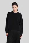 Loulou Studio Cashmere Cropped Sweater In Black
