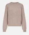 Loulou Studio Tristan Loose Fit Sweater In Brown