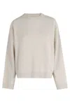 Loulou Studio Tristan Loose Fit Sweater In Neutral