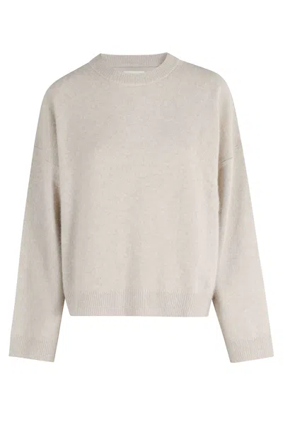 Loulou Studio Tristan Loose Fit Sweater In Neutral
