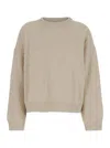 Loulou Studio Tristan Loose Fit Sweater In Neutral