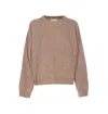 Loulou Studio Tristan Crew Neck Sweater In Multi