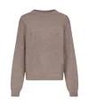 Loulou Studio Tristan Wool And Cotton Blended Sweater In Brown