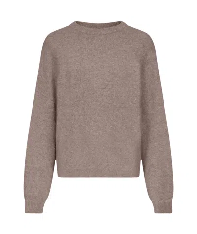 LOULOU STUDIO TRISTAN WOOL AND COTTON BLENDED SWEATER