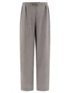 Loulou Studio Trousers In Grey