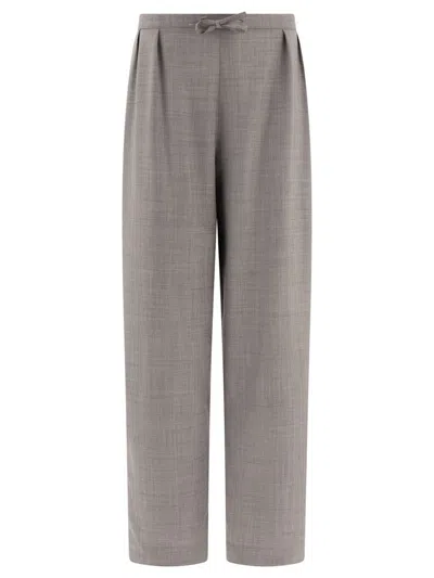 Loulou Studio Trousers In Grey