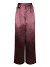 Loulou Studio Trousers In Burgundy