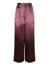 Loulou Studio Trousers In Burgundy