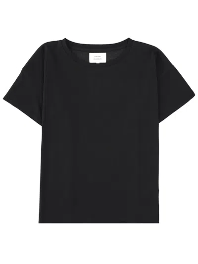 Loulou Studio T-shirt Basiluzzo In Black
