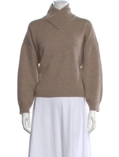 Pre-owned Loulou Studio Turtleneck Sweater In Neutral