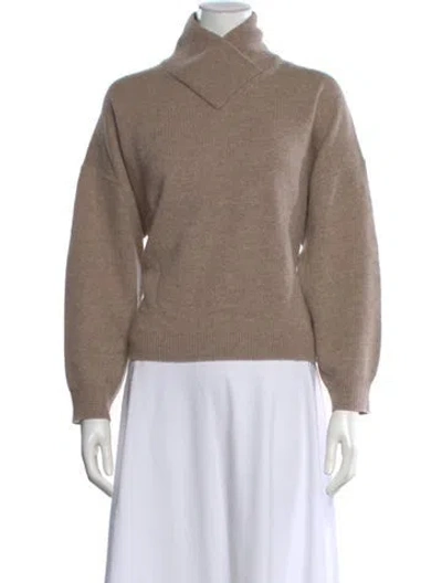 Pre-owned Loulou Studio Turtleneck Sweater In Neutrals