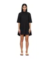 Loulou Studio Twill Dress In Black