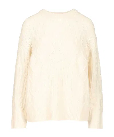 Loulou Studio Twisted Knit Sweater In Neutral