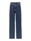 Loulou Studio Straight Leg Jeans In Azul