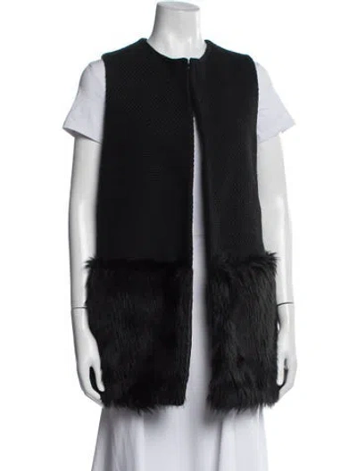 Pre-owned Loulou Studio Vest In Black