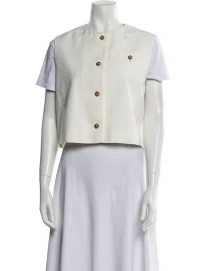 Pre-owned Loulou Studio Vest In Neutral
